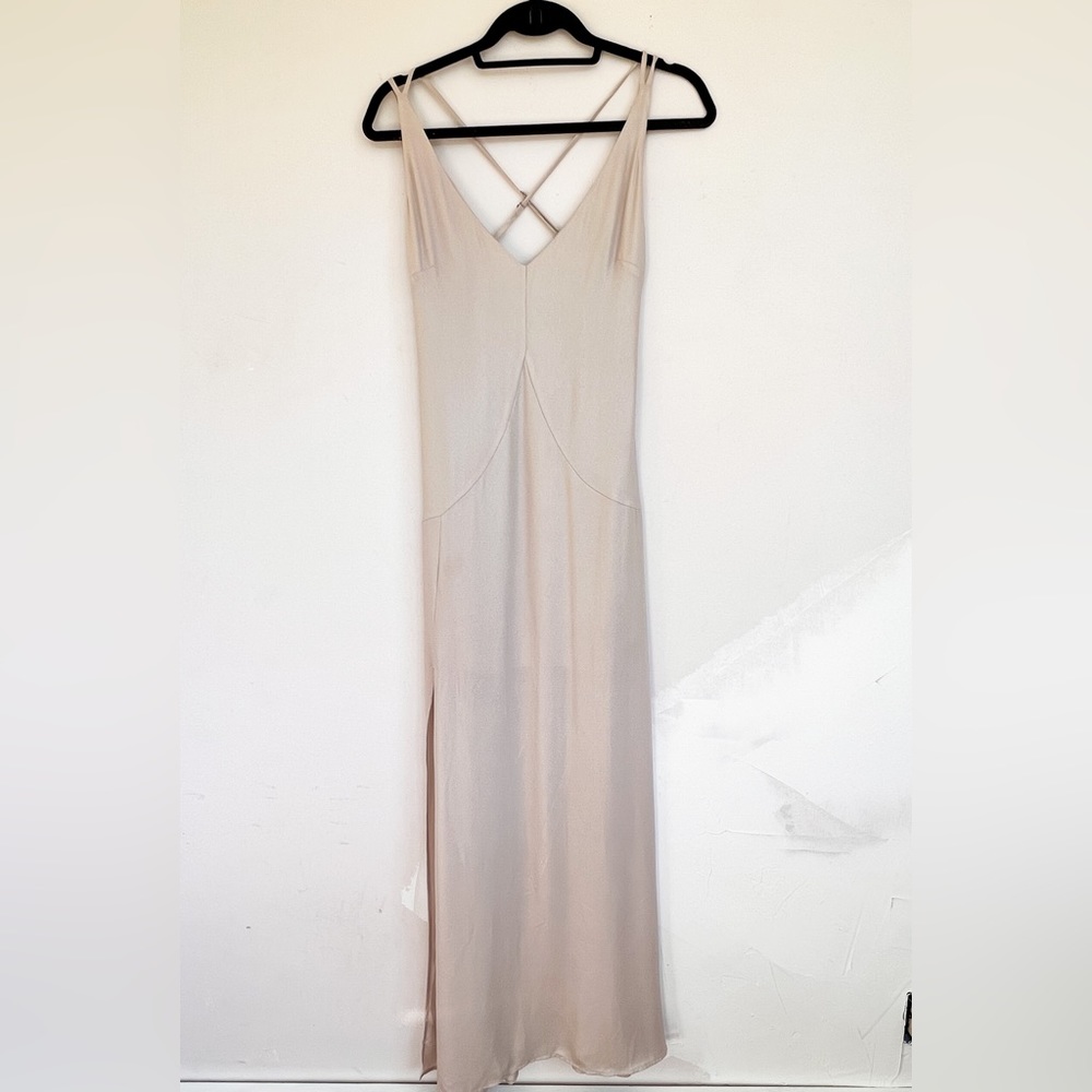 XS Marciano Champagne Dress - Perfect for Holiday Party!
